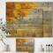 Designart - Autumn Landscape - Farmhouse Print on Natural Pine Wood